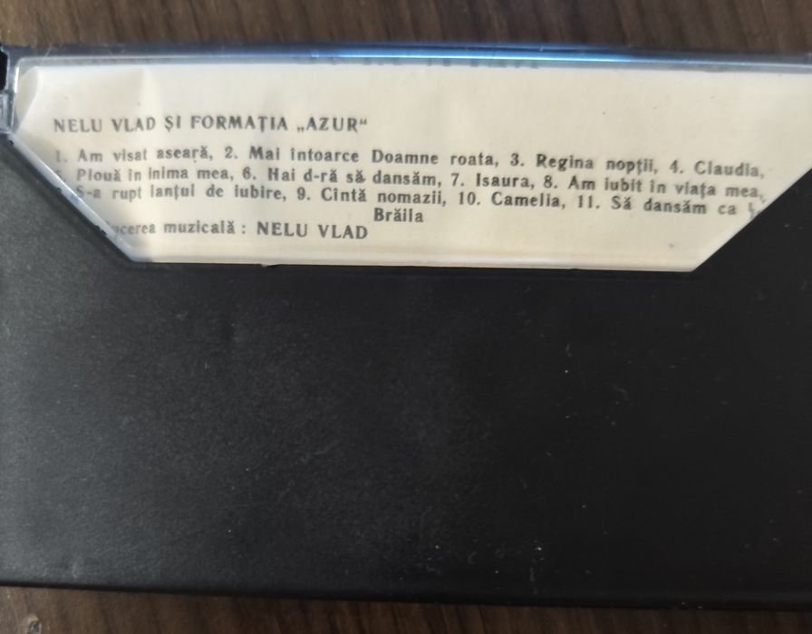 Casetă audio-Azur și Nelu Vlad, Nelu Vlad și Azur caseta audio.