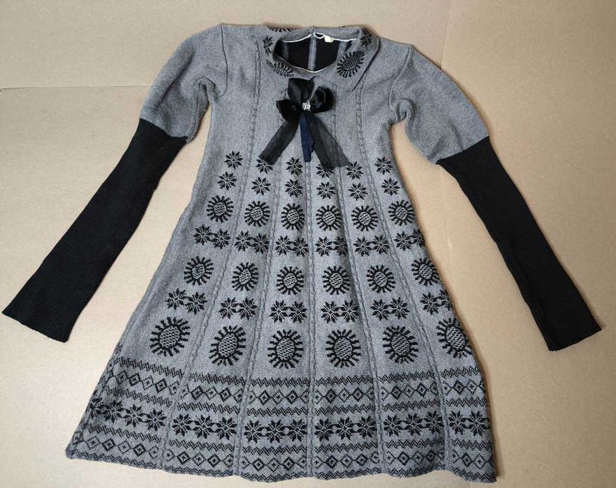 Платье (туника) детское для девочки 6–8 лет (осень, зима, весна)