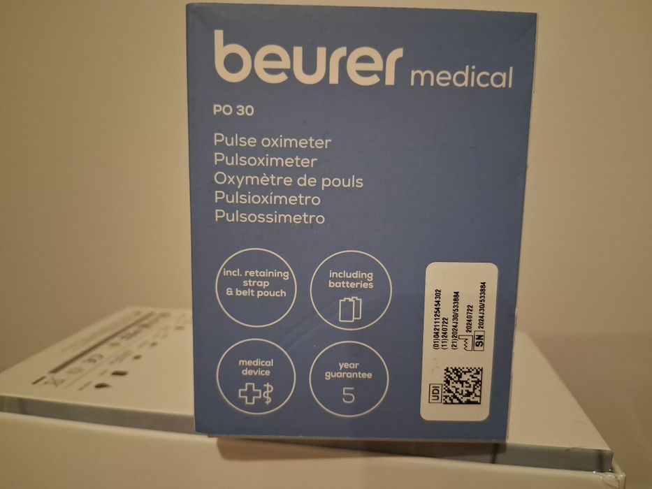 Nou, sigilat Pulsoximetru Beurer PO30 garantie 5 ani