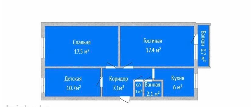 Продается 3 ком квартира
