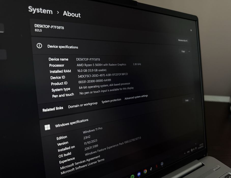 Lenovo Ideapad 5 Pro 16”
