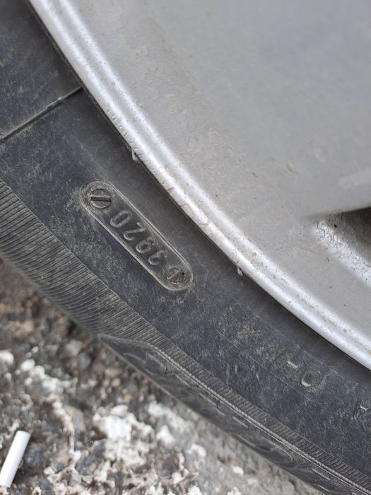 Оригинални джанти 15" с зимни гуми, ауди 5х112 ЕТ45. 4 бр.