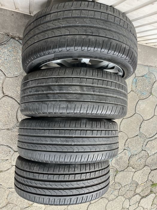 Jante aliaj 5x112mm, anvelope vara 225/45 R18, Audi A3, A4 B7, B8, B9, A6