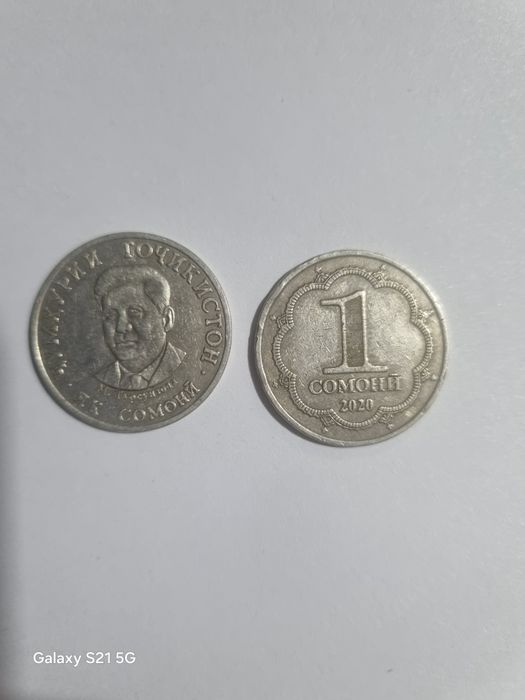 Tajikistan  tangalari donasi 8000 dan