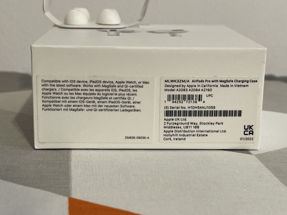 Căști wireless Apple AirPods Pro 1