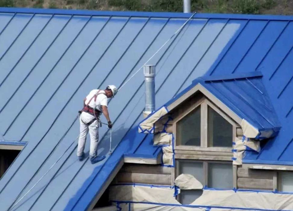 Покраска крыши (быстро, качественно)