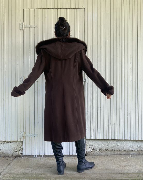 Palton/ mantou lana gluga Nelmar