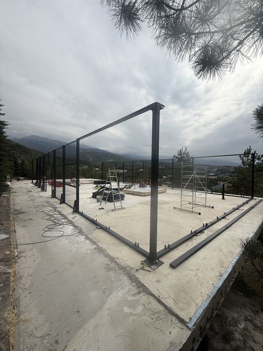 Монтаж падел корта, ( padel )