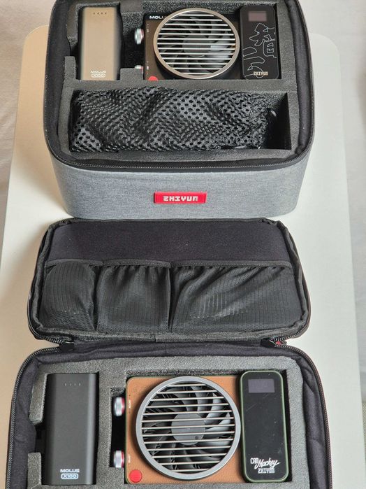 Постоянно LED осветление: Zhiyun Molus X100 Pro + Zhiyun Molus X100 RGB Pro + Екстри