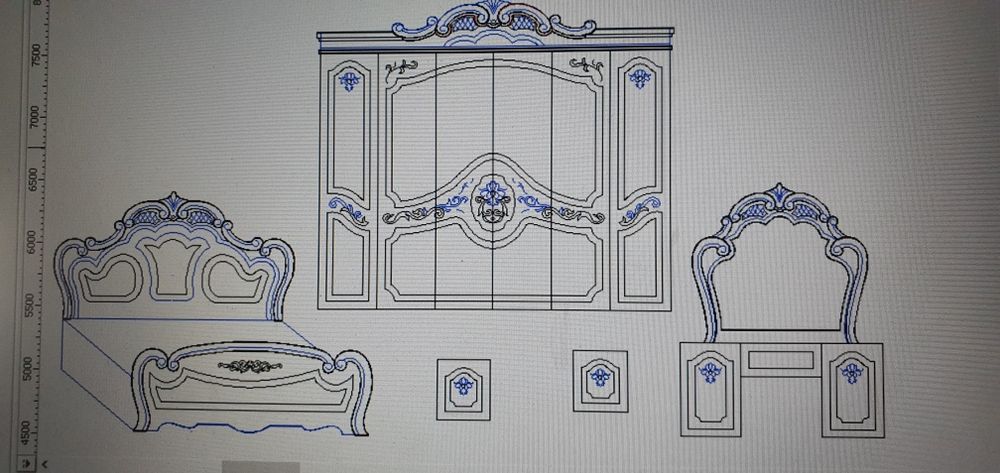 Mebel, MDF eshik, sandiq, patalok chizmalari sotiladi