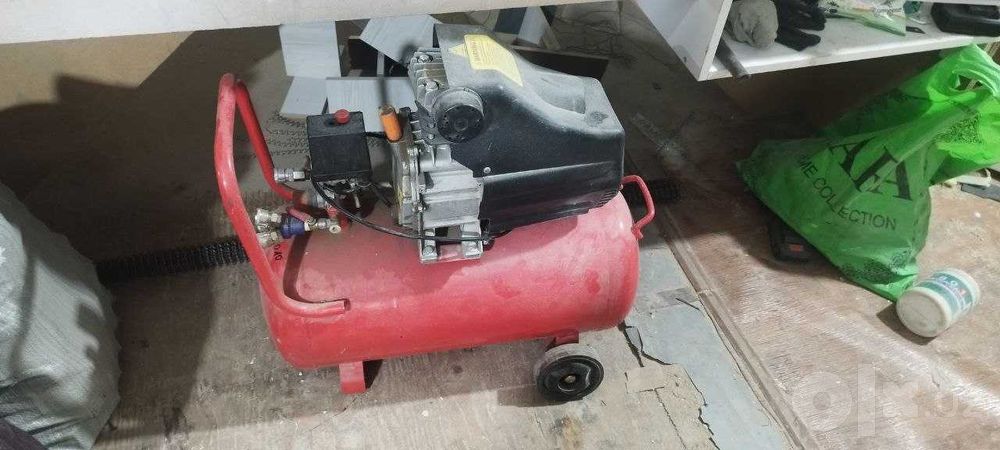 Компрессор GTC Power 50 литрли, 5 HP ҳаво компрессори.