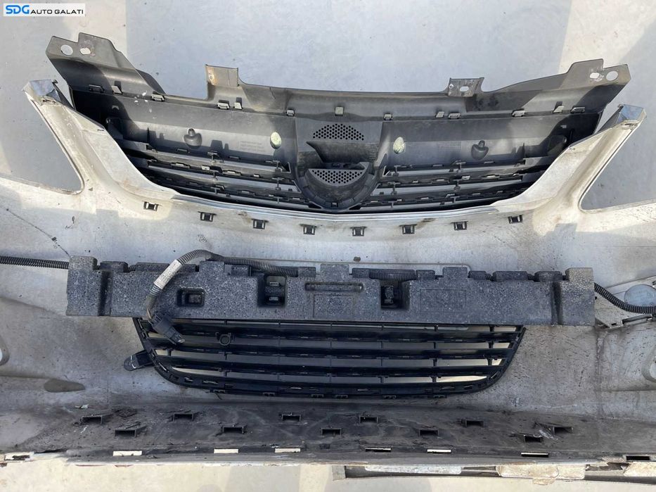 Bara Spoiler Fata Completa cu Grile si Proiectoare Opel Zafira B Facelift 2008 - 2015 Cod 13247273 [Z0104]