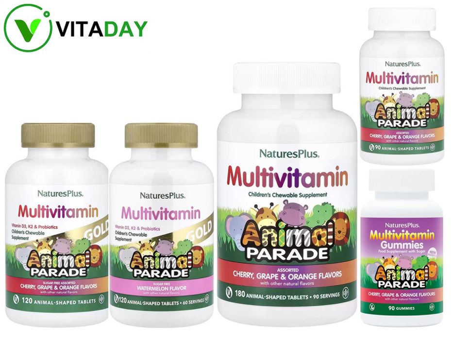 NaturesPlus Natures Plus Animal Parade Multivitamin мультивитамины