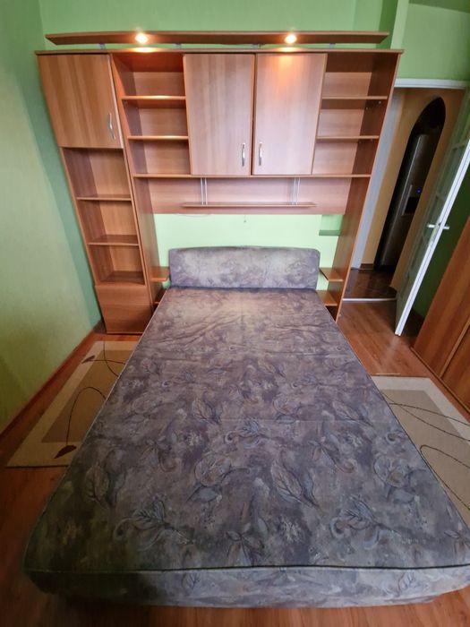 Pat dormitor cu lada de depozitare + 2 corpuri mobilier