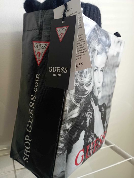 Плетен шал с вълна LEXIE Guess - НОВ