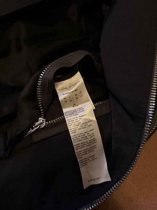 Jacheta Rick Owens Bauhaus Bomber - bumbac - 50