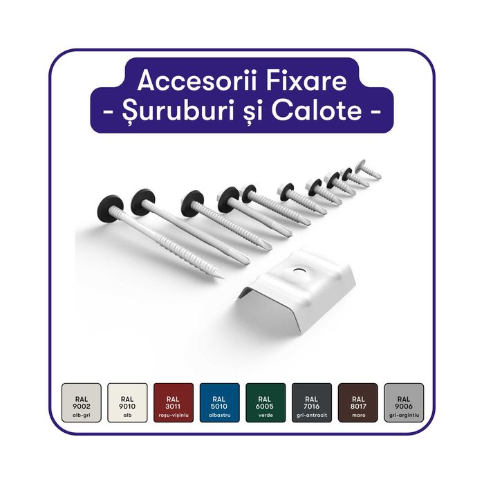 Panouri Sandwich - PUR, PIR, Vata - grosime si culoare la alegere - SB