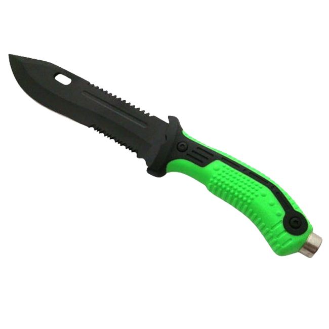 Cutit de vanatoare IdeallStore®, Spike Trap, 32 cm, negru