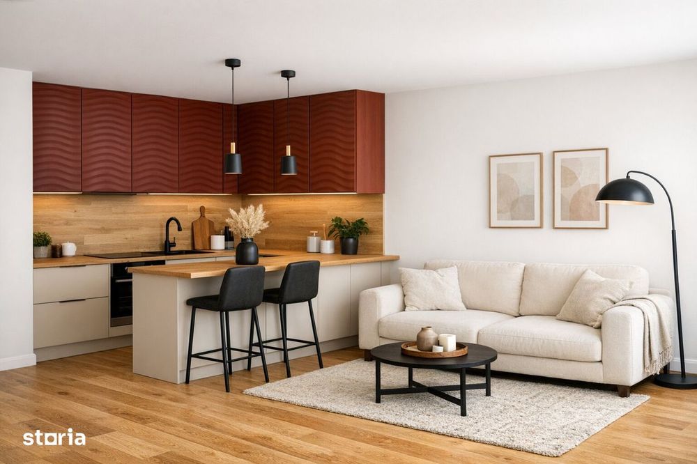 2 camere, incălzire pardoseală, aer condiționat inclus | Str. Stelelor