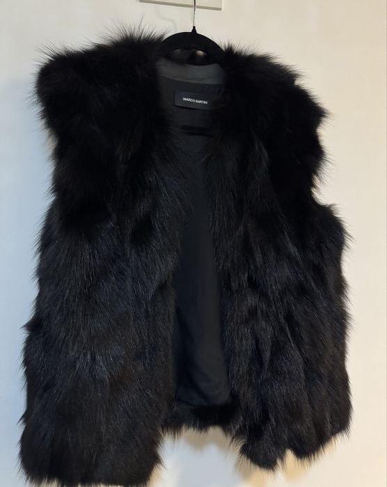 MARCO SARTINI vesta blana vulpe de la 600€ la 200€
