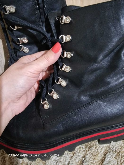 Уникални кожени боти/ботуши