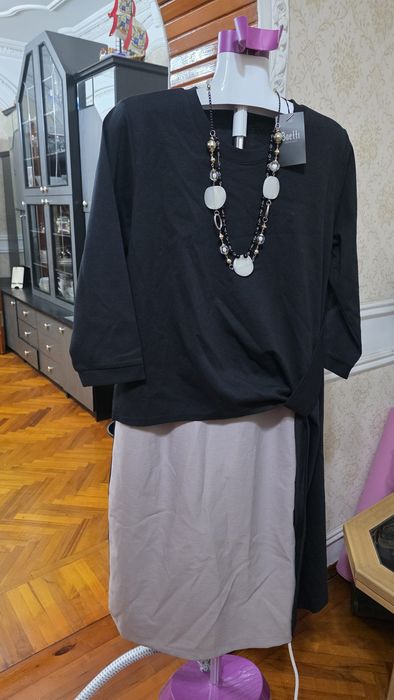 Женское платье, новое, комбинированное, Южная Корея