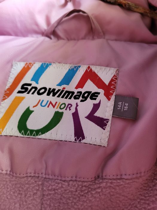 Пуховое пальто на девочку