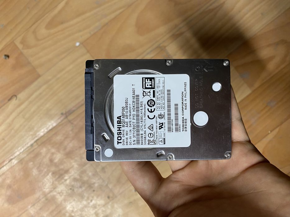 Hdd жостки диск 500гб 2.5