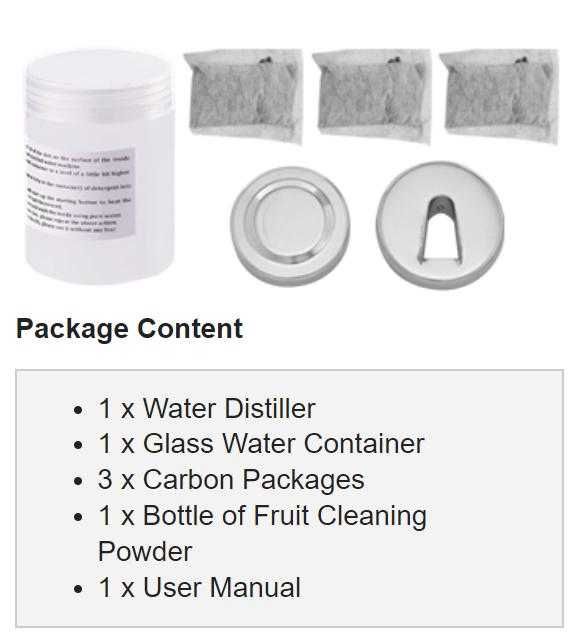 VEVOR™ 4л ИНОКС Дестилатор за Вода Дестилация на Вода Дестилирана Вода