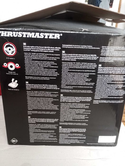 Волан с педали Thrustmaster T80 Ferrari 488 GTB Edition