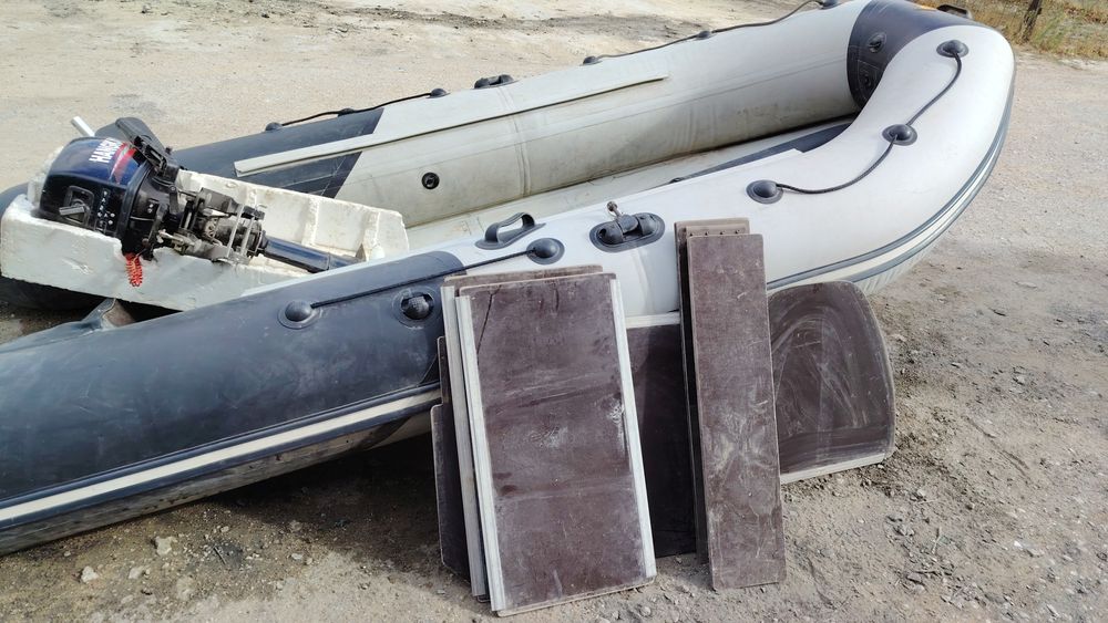 Лодка Ривьера 3600 с мотором Ханкай 6