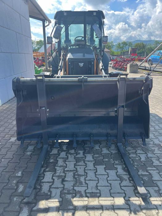 Багер товарач Case 570SV – 7.5 т , 97 кс, Вилици, телескопична стрела (Нов) + Видео