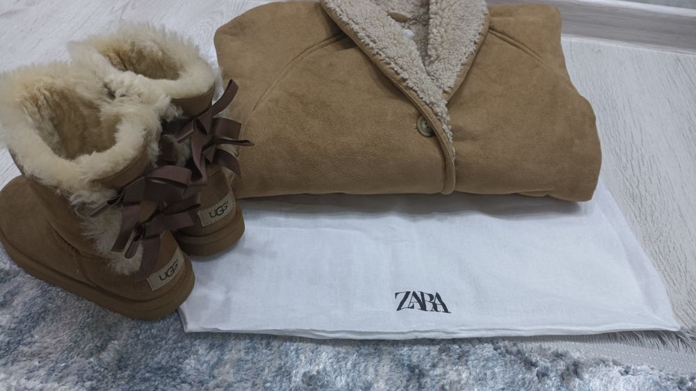 Продаётся. Дублёнка Сапоги шапка.