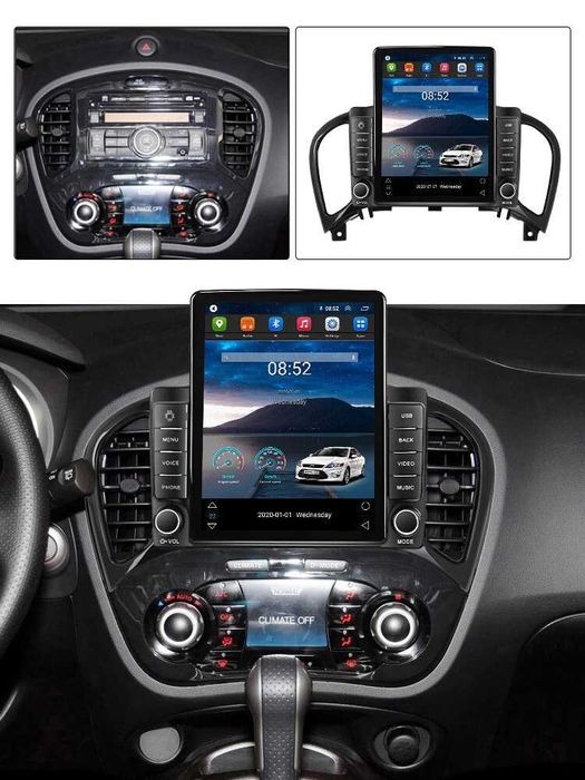 Navigatie Nissan Juke din 2010 - 2017 Ecran TESLA 9.7 inch 4GB RAM
