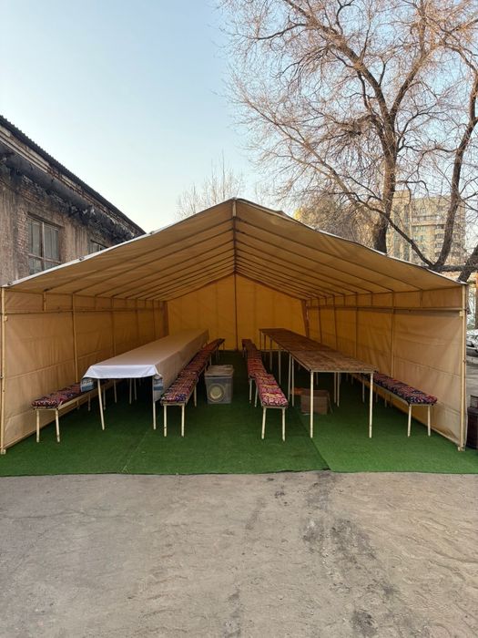 Аренда палатки и стол стулья