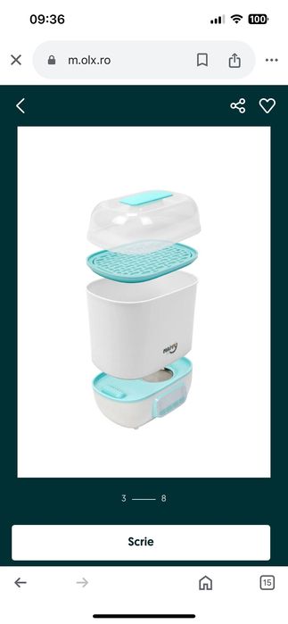 Vând sterilizator Mappy