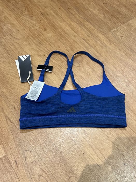 Bustiera Adidas ALL ME BRA albastra - Nou, cu eticheta