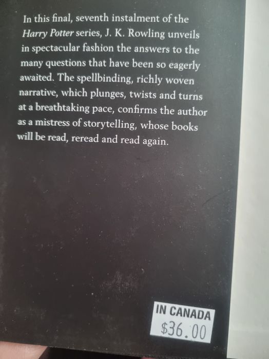 Гарри Поттер - Дары Смерти, Оригинал