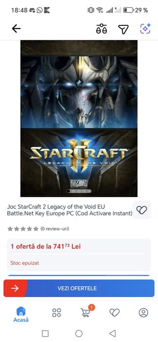 Joc StarCraft 2 Legacy of the Void EU Battle.Net Key Europe PC (Cod Ac