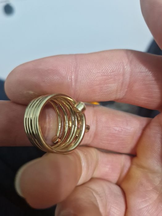 Verighetă placat cu aur 18 k