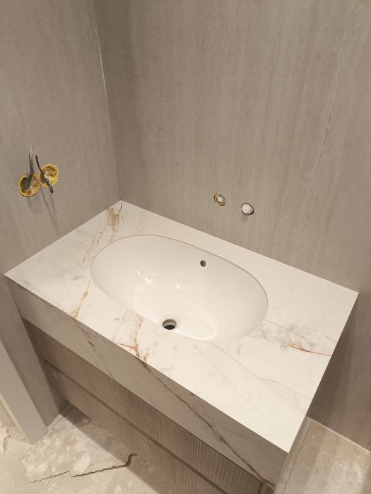 Раковина из керамогранита