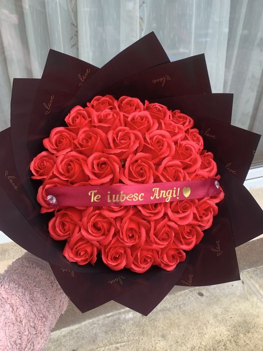 Buchete cu trandafiri din sapun