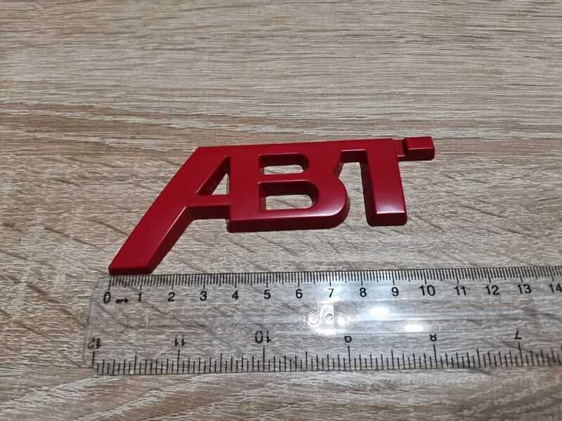 червена емблема Ауди АБТ Audi ABT голям размер