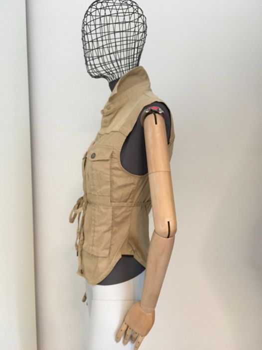 DIESEL памук и лен елек сафари XS