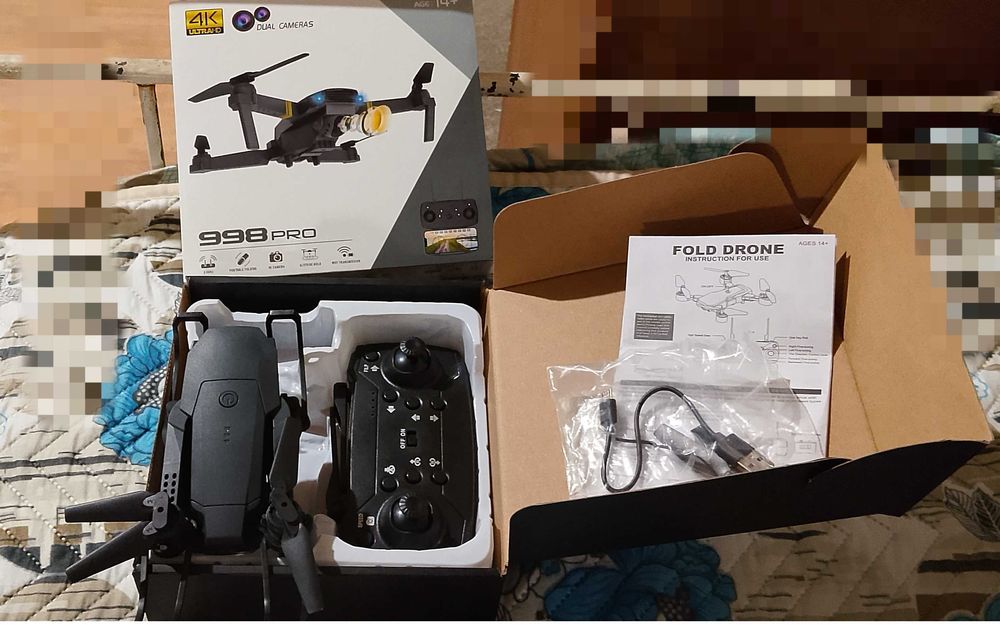 Drone 998PRO dual cameras 4K ultra hd