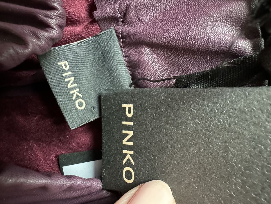 Кожен къс панталон PINKO