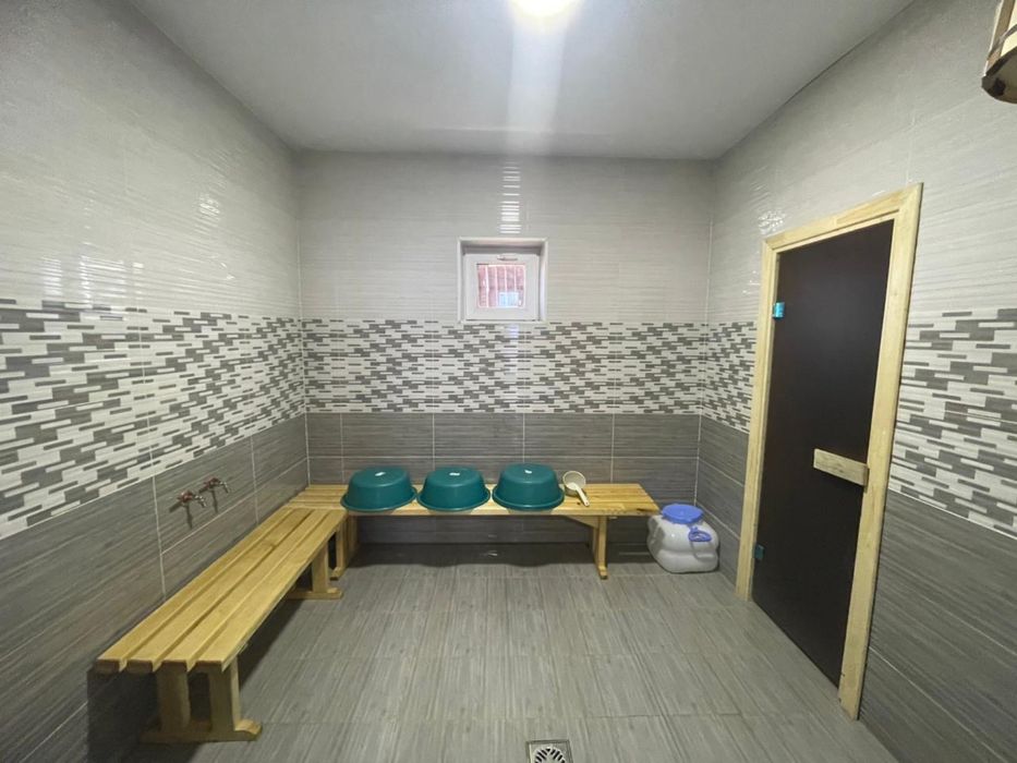 Баня на дровах с бассейном