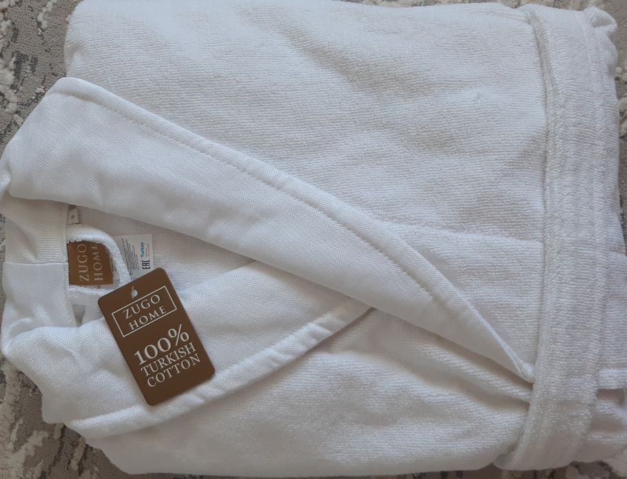 ZUGO Махровый халат белый сатылады