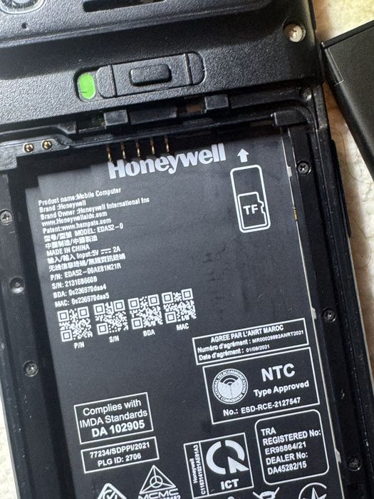 Honeywell scanpan eda52 blocat