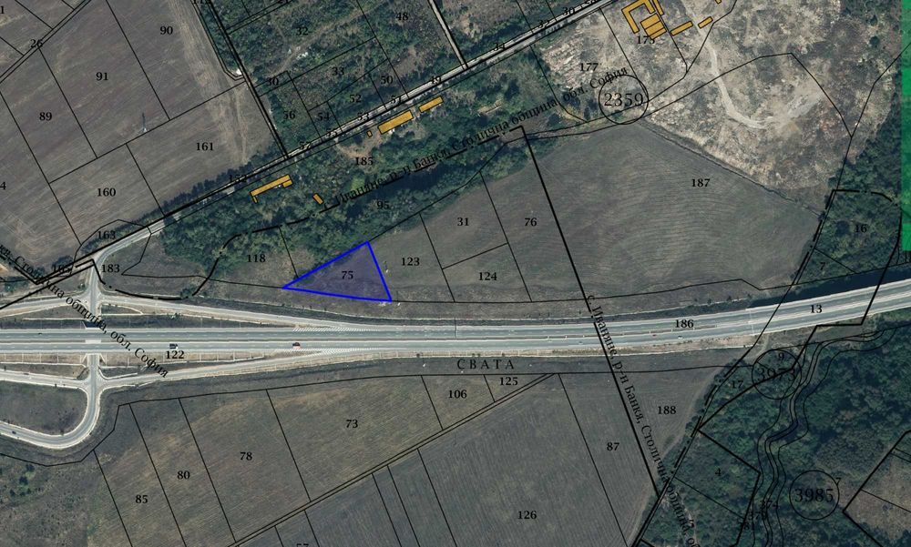 Парцел с. Мало Бучино с лице на магистрала